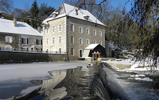 slide 9 neige au moulin de la font
